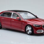 Mercedes Maybach S600 W222 V12 Biturbo Patagonia Raudonas Almost Real 1:18 - image 6 of 10