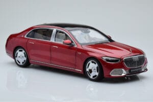 Mercedes Maybach S600 W222 V12 Biturbo Patagonia Raudonas Almost Real 1:18 820119 Metalas - nuotrauka 6 iš 10