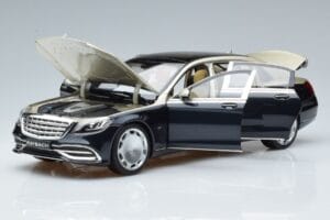 Mercedes Maybach S650 X222 Sidabriškai Mėlynas Norev 1:18 B66960615 Metalas - nuotrauka 2 iš 7