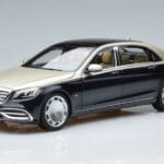 Mercedes Maybach S650 X222 Sidabriškai Mėlynas Norev 1:18 B66960615 Metalas