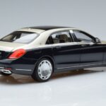 Mercedes Maybach S650 X222 Sidabriškai Mėlynas Norev 1:18 B66960615 Metalas - image 3 of 7
