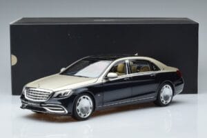 Mercedes Maybach S650 X222 Sidabriškai Mėlynas Norev 1:18 B66960615 Metalas - nuotrauka 7 iš 7