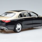 Mercedes Maybach S680 X223 Auksinis Juodas Metallic Norev 1:18 183917 Metalas - image 3 of 7