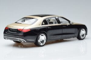 Mercedes Maybach S680 X223 Auksinis Juodas Metallic Norev 1:18 183917 Metalas - nuotrauka 3 iš 7