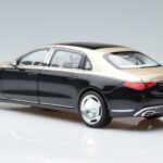 Mercedes Maybach S680 X223 Auksinis Juodas Metallic Norev 1:18 183917 Metalas - image 6 of 7