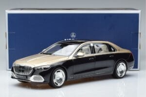 Mercedes Maybach S680 X223 Auksinis Juodas Metallic Norev 1:18 183917 Metalas - nuotrauka 7 iš 7