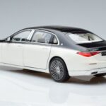 Mercedes Maybach S680 X223 Baltas Norev 1:18 B66961424 Metalas - image 6 of 7