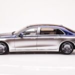 Mercedes Maybach S680 W223 Nautical Mėlynas Cirrus Sidabrinis Almost Real 1:18 - image 4 of 8