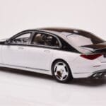 Mercedes Maybach S680 W223 Obsidian Juodas Diamond Baltas Almost Real 1:18 - image 6 of 7