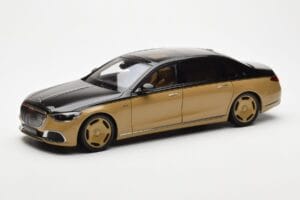 Mercedes Maybach S680 W223 Obsidian Juodas Sand Almost Real 1:18