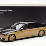 Mercedes Maybach S680 W223 Obsidian Juodas Sand Almost Real 1:18 - image 7 of 7