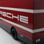 Mercedes O317 Porsche Transporter Raudonas CMR 1:18 - image 12 of 12