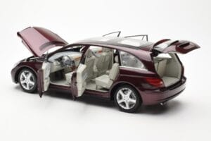 Mercedes R-Class W251 Raudonas Metallic Minichamps 1:18 150034602 Metalas - nuotrauka 5 iš 8