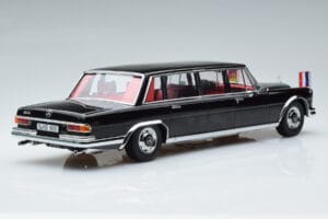 Mercedes 600 Pullman W100 W. Brandt G. Pompidou KK-Scale 1:18 KKDC181134 Metalas - nuotrauka 2 iš 6