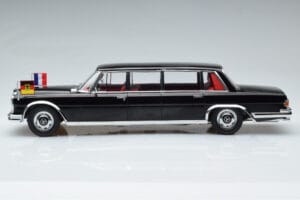 Mercedes 600 Pullman W100 W. Brandt G. Pompidou KK-Scale 1:18 KKDC181134 Metalas - nuotrauka 3 iš 6