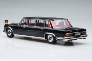 Mercedes 600 Pullman W100 W. Brandt G. Pompidou KK-Scale 1:18 KKDC181134 Metalas - nuotrauka 5 iš 6
