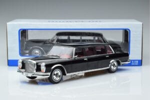 Mercedes 600 LWB Pullman W100 Juodas MCG 1:18 MCG18187 Metalas - nuotrauka 6 iš 6