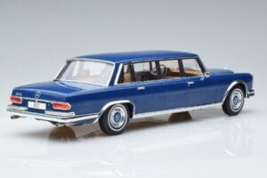 Mercedes S-Class 600 W100 LWB Pullman Tamsiai Mėlynas MCG 1:18 MCG18189 Metalas - nuotrauka 2 iš 6