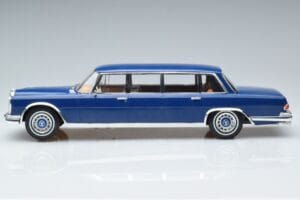 Mercedes S-Class 600 W100 LWB Pullman Tamsiai Mėlynas MCG 1:18 MCG18189 Metalas - nuotrauka 3 iš 6