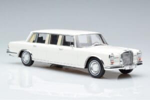 Mercedes S-Class 600 W100 LWB Pullman Baltas MCG 1:18 MCG18188 Metalas - nuotrauka 4 iš 6