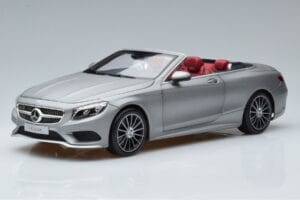 Mercedes S-Class A217 Kabrioletas Pilkas Norev 1:18 B66960355 Metalas