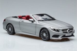 Mercedes S-Class A217 Kabrioletas Pilkas Norev 1:18 B66960355 Metalas - nuotrauka 6 iš 8