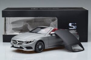 Mercedes S-Class A217 Kabrioletas Pilkas Norev 1:18 B66960355 Metalas - nuotrauka 8 iš 8