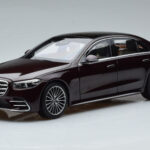 Mercedes S-Class W223 AMG Line Raudonas Norev 1:18