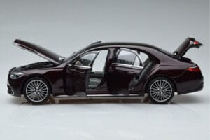 Mercedes S-Class W223 AMG Line Raudonas Norev 1:18 183804 Metalas - nuotrauka 4 iš 8