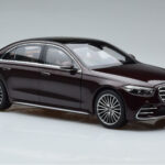 Mercedes S-Class W223 AMG Line Raudonas Norev 1:18 - image 6 of 8
