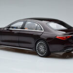Mercedes S-Class W223 AMG Line Raudonas Norev 1:18 - image 7 of 8