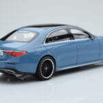 Mercedes S-Class W223 Vintage Mėlynas Norev 1:18 - image 3 of 7