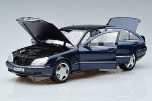 Mercedes S55 AMG W220 Mėlynas Norev 1:18 183817 Metalas - nuotrauka 2 iš 7