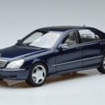 Mercedes S55 AMG W220 Mėlynas Norev 1:18 183817 Metalas