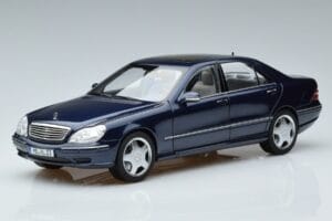 Mercedes S55 AMG W220 Mėlynas Norev 1:18 183817 Metalas