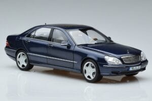 Mercedes S55 AMG W220 Mėlynas Norev 1:18 183817 Metalas - nuotrauka 5 iš 7