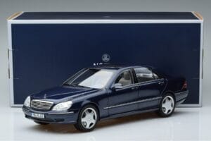 Mercedes S55 AMG W220 Mėlynas Norev 1:18 183817 Metalas - nuotrauka 7 iš 7