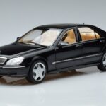 Mercedes S-Class W220 S55 AMG Riboto Tiražo Norev 1:18 183812 Metalas