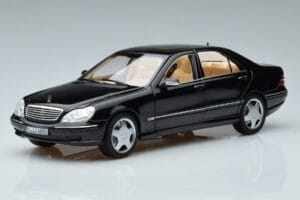 Mercedes S-Class W220 S55 AMG Riboto Tiražo Norev 1:18 183812 Metalas