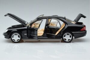 Mercedes S-Class W220 S55 AMG Riboto Tiražo Norev 1:18 183812 Metalas - nuotrauka 3 iš 7