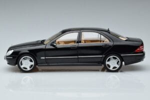Mercedes S-Class W220 S55 AMG Riboto Tiražo Norev 1:18 183812 Metalas - nuotrauka 4 iš 7