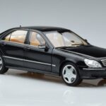 Mercedes S-Class W220 S55 AMG Riboto Tiražo Norev 1:18 183812 Metalas - image 5 of 7