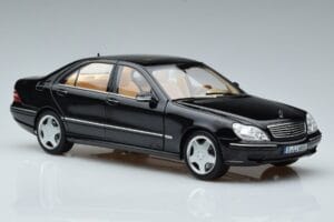 Mercedes S-Class W220 S55 AMG Riboto Tiražo Norev 1:18 183812 Metalas - nuotrauka 5 iš 7