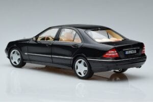 Mercedes S-Class W220 S55 AMG Riboto Tiražo Norev 1:18 183812 Metalas - nuotrauka 6 iš 7
