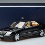 Mercedes S-Class W220 S55 AMG Riboto Tiražo Norev 1:18 183812 Metalas - image 7 of 7