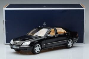 Mercedes S-Class W220 S55 AMG Riboto Tiražo Norev 1:18 183812 Metalas - nuotrauka 7 iš 7