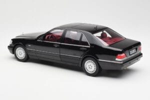 Mercedes S600 W140 Juodas Norev 1:18 183722 Metalas - nuotrauka 7 iš 8