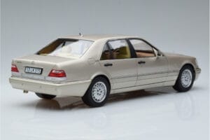 Mercedes S600 W140 Sidabrinis Norev 1:18 183723 Metalas - nuotrauka 3 iš 7