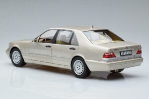 Mercedes S600 W140 Sidabrinis Norev 1:18 183723 Metalas - nuotrauka 6 iš 7