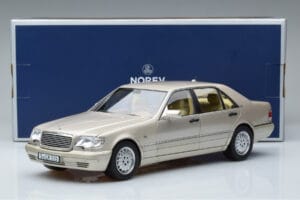 Mercedes S600 W140 Sidabrinis Norev 1:18 183723 Metalas - nuotrauka 7 iš 7